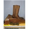 Image 2 : Pair Texas brand boot ruff foot cowboy boots size 11 1/2 (NOS)