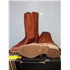 Image 2 : Pair Canada west boot rust oil resistant cowboy boots size 13 (NOS)
