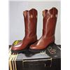 Image 1 : Pair of Canada west boots rust foam sole size 7 1/2 (NOS)