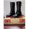 Image 1 : Pair of boulet black bike boot size 8 1/2 (NOS)