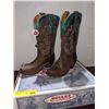 Image 1 : Pair of boulet rodeo collection western boots size 7 1/2