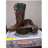 Image 2 : Pair of boulet rodeo collection western boots size 7 1/2