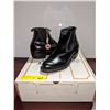 Image 1 : Pair of boulet black leather sole romeo boots size 6 1/2 (NOS)