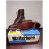 Image 2 : Pair of matterhorn leather sole 8 inch boots size 7 (NOS)