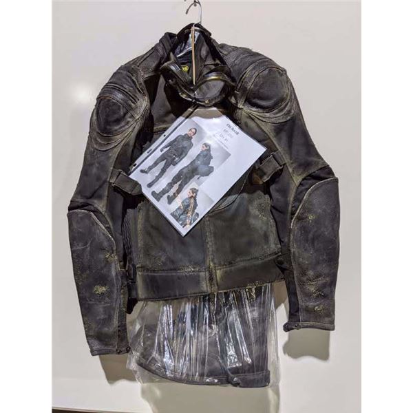 Leather jacket, boots and goggles from the sci-fi show