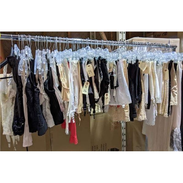 A rack of ladies lingerie from production of project blue book