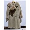 Image 1 : Full length ladies jacket, fur collared with fur hat made in italy from project blue book
