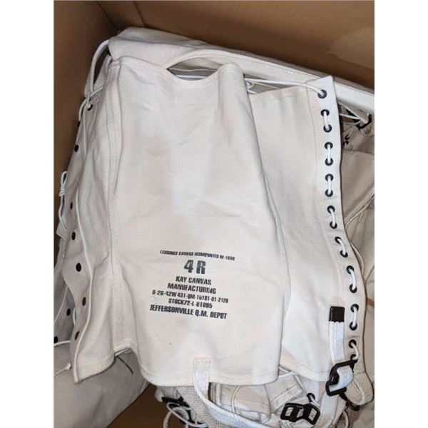 1 box of Japanese parade uniform canvas leggings from the man in the high castle