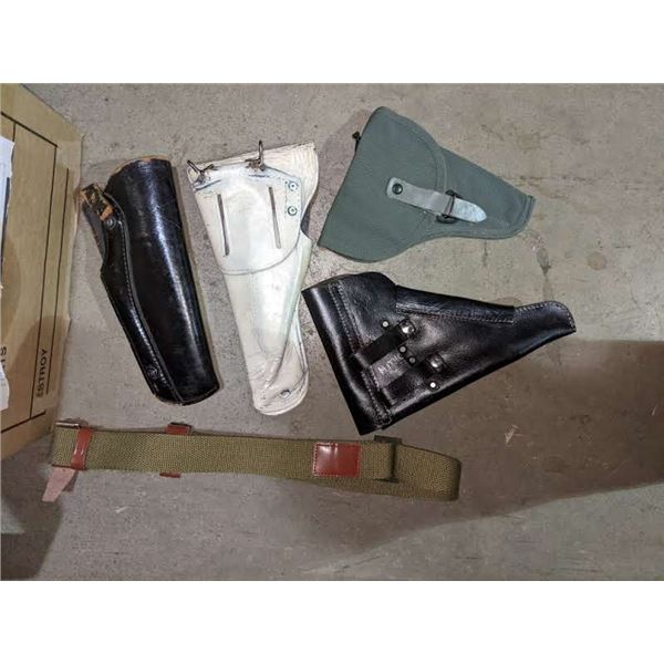1 box of military belts and pistol holsters from the man in the high castle