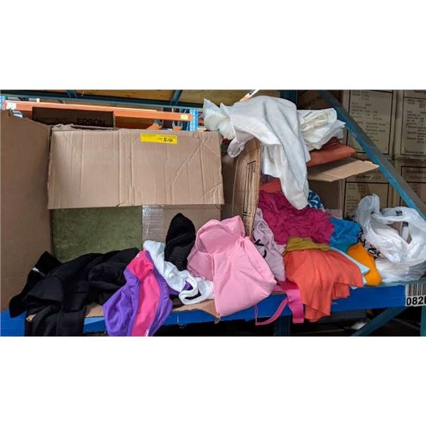 2 boxes of assorted clothes