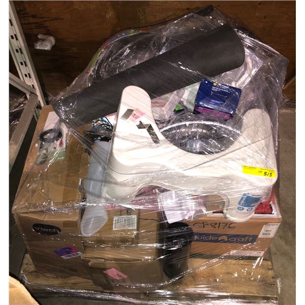 A pallet lot of assorted new store return items