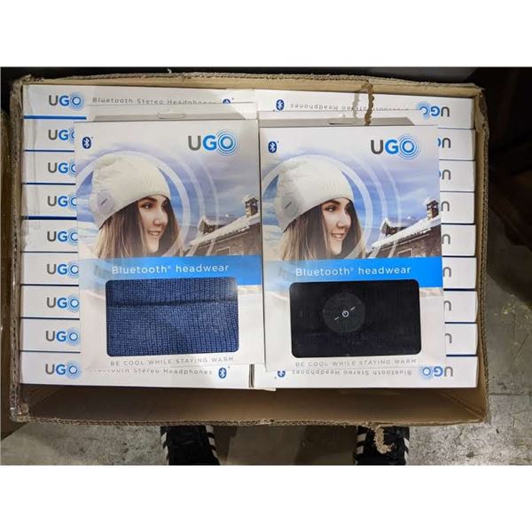Box of approx. 40 Ugo Bluetooth headwear sets