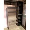Image 2 : Two contemporary bookshelves - 5ft. grey bookshelf & 7ft. black bookshelf