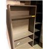 Image 3 : Two contemporary bookshelves - 5ft. grey bookshelf & 7ft. black bookshelf
