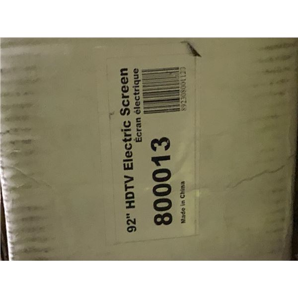 92" HDTV electric home projection screen