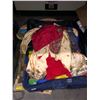 Image 1 : 3 large suitcase pallet lot of mid-eastern jeweled clothing, fabric and dresses