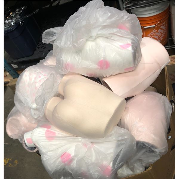 A huge box lot of Mannequins (approx. 18 pieces)