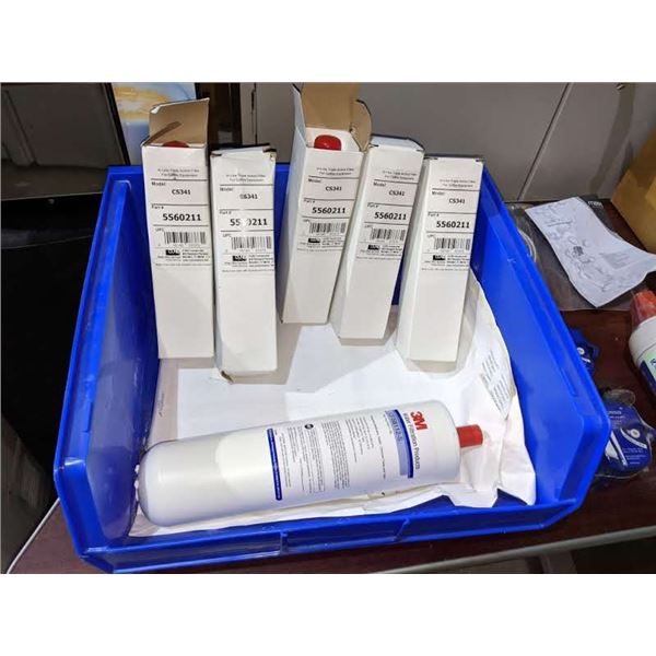 2 boxes of assorted 3M and Mavea water filteration accessories