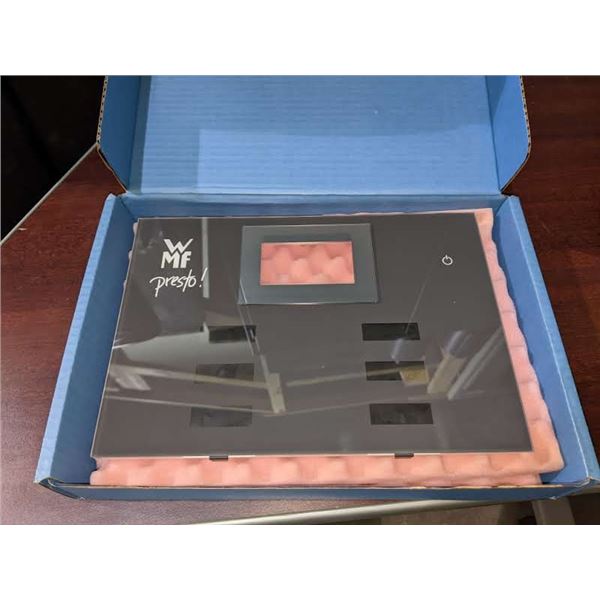 Two WMF Presto Commercial Coffee Machine Front Display