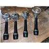 Image 2 : Group of 4 commercial espresso machine drip handlers