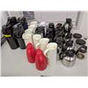 Image 1 : Approx 30 assorted coffee carafes