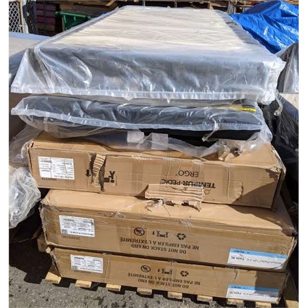 A pallet of motion beds (approx 5 pieces) - 3 in box