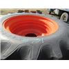 Image 2 : 20.8 X 42 TIRES C/W CASE RIMS (2) (ALL FOR ONE MONEY)
