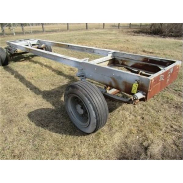 20.5' FRAME C/W AIRPLANE TIRES & HITCH