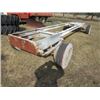 Image 2 : 20.5' FRAME C/W AIRPLANE TIRES & HITCH