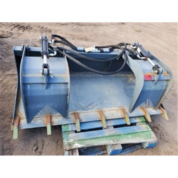72" HYDRAULIC GRAPPLE BUCKET FOR SKIDSTEER