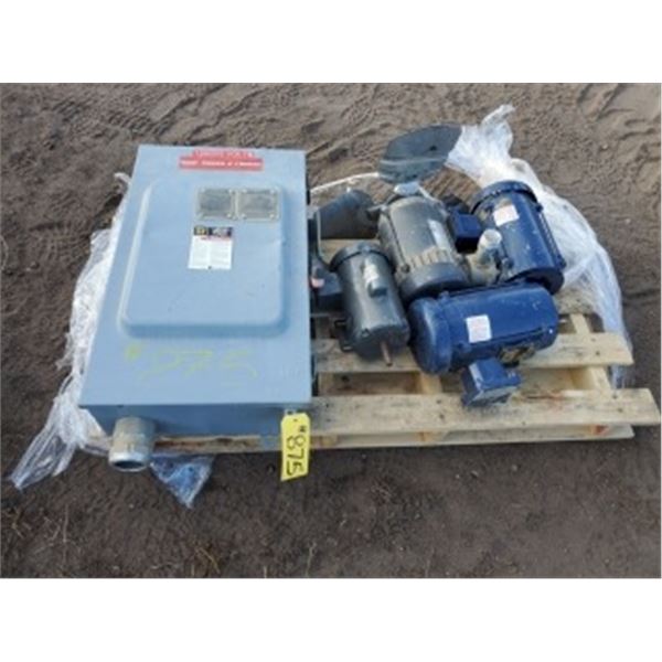 HEAVY DUTY SAFETY SWITCH, 4 ELECTRIC MOTORS (1/2 HP)