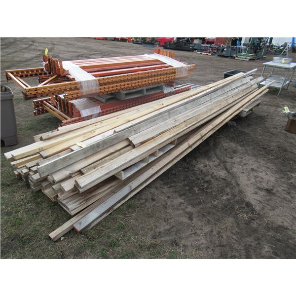 APPROX 78 - 2 X 4 X 16' BOARDS (ALL FOR ONE MONEY)