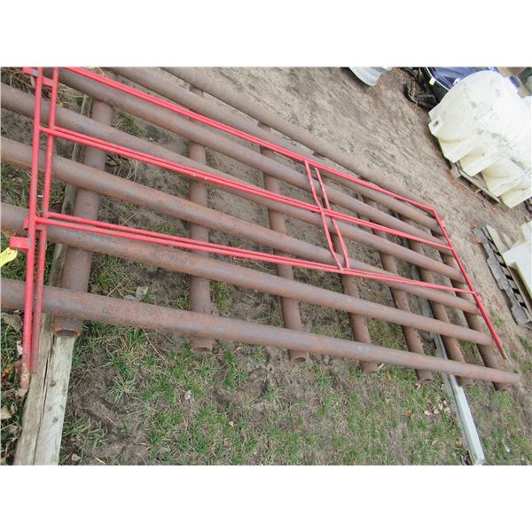 2 STEEL GATES (4'6" X 10'2") (ALL FOR ONE MONEY)