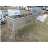 Image 1 : STAINLESS STEEL SINK C/W STEEL STAND & ROLL OF WIRE
