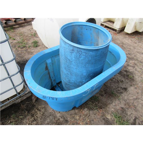 RAIN BARREL; PLASTIC STOCK TANK