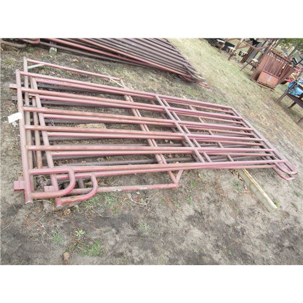 12' PANELS (5); 12' PANEL W/ GATE (1); (PER PANEL TIMES SIX)