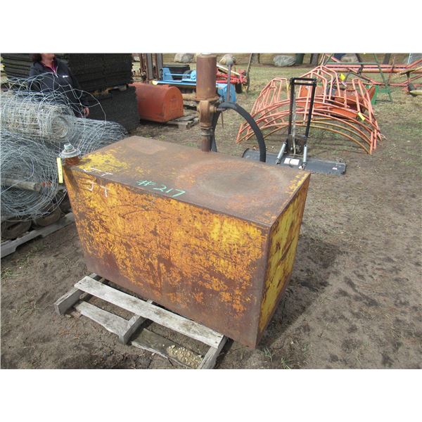 RECTANGULAR FUEL TANK C/W PUMP