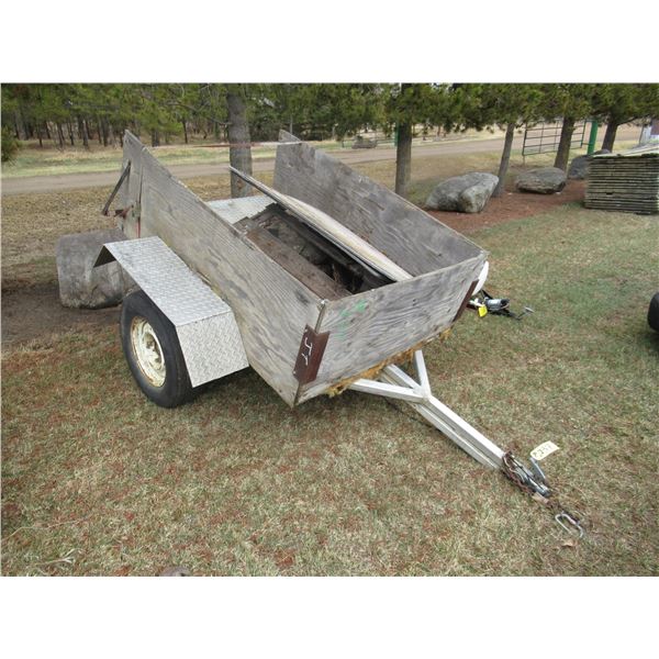 2 WHEEL UTILITY TRAILER (4' X 6')