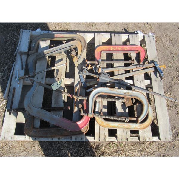 11 C-CLAMPS (ALL FOR ONE MONEY)