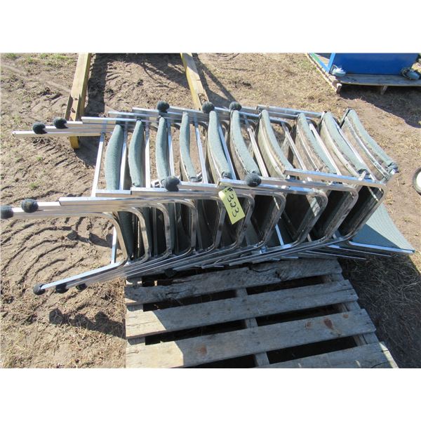 APPROX 10 BANQUET CHAIRS (ALL FOR ONE MONEY)