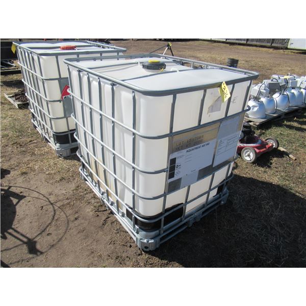 APPROX 250 GALLON TANK W/ CAGE