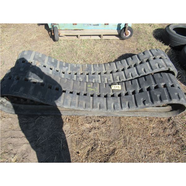 2 USED SKIDSTEER TRACKS