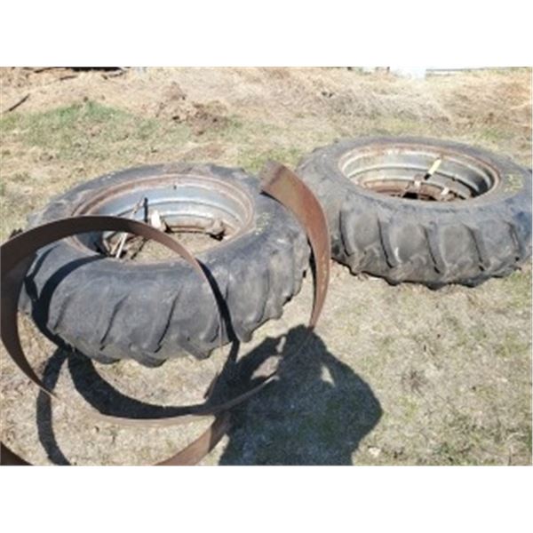 18.4 X 38 DUALS C/W RIMS & SPACERS