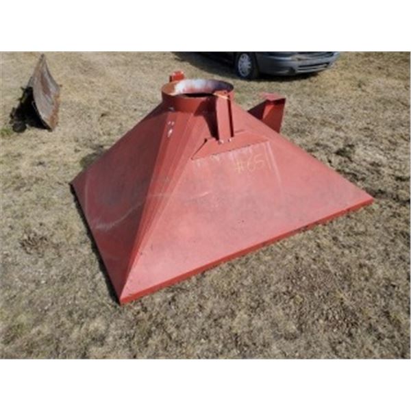 METAL HOPPER FOR SILAGE BAGGER