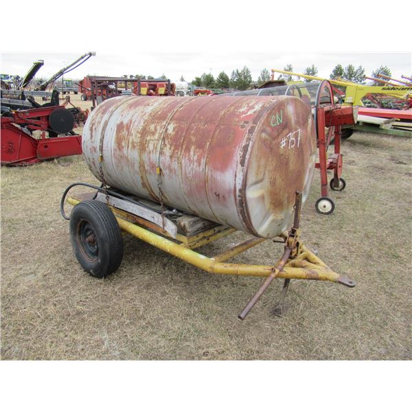 300 GALLON FUEL TANK ON TRAILER