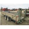 Image 3 : BUMPER PULL 16' TANDEM AXLE TRAILER