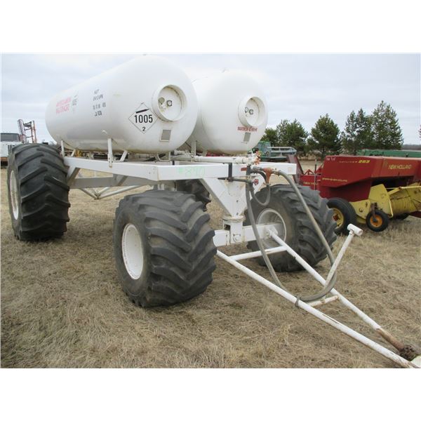 WESTERN ROCK BIT 2000 US GALLON CAPACITY TANK ON CART