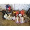 Image 1 : QUANTITY OF OIL, RV ANTIFREEZE & JERRY CANS