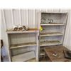 Image 1 : 2 METAL SHELVES & BAR FRIDGE