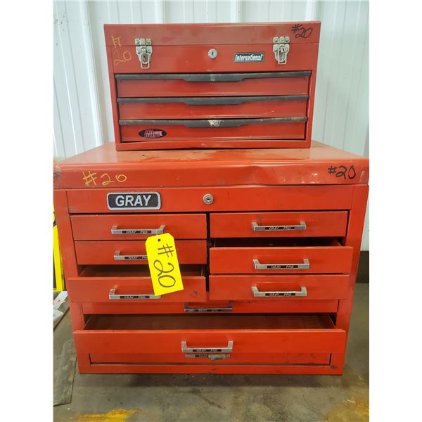 GRAY TOOL CHEST & INTERNATIONAL TOOL CHEST
